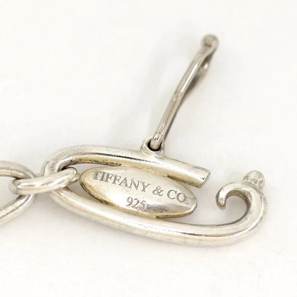 Tiffany & Co. Dove Teardrop Bean Heart Bracelet 6.7" Silver 925 Auth w/Bag - Picture 3 of 16